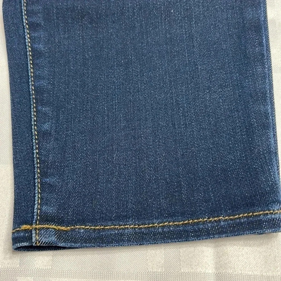 L AGENCE  jeans ,women high rise ,skinny ,cropped blue denim  jeans . - Picture 4 of 15